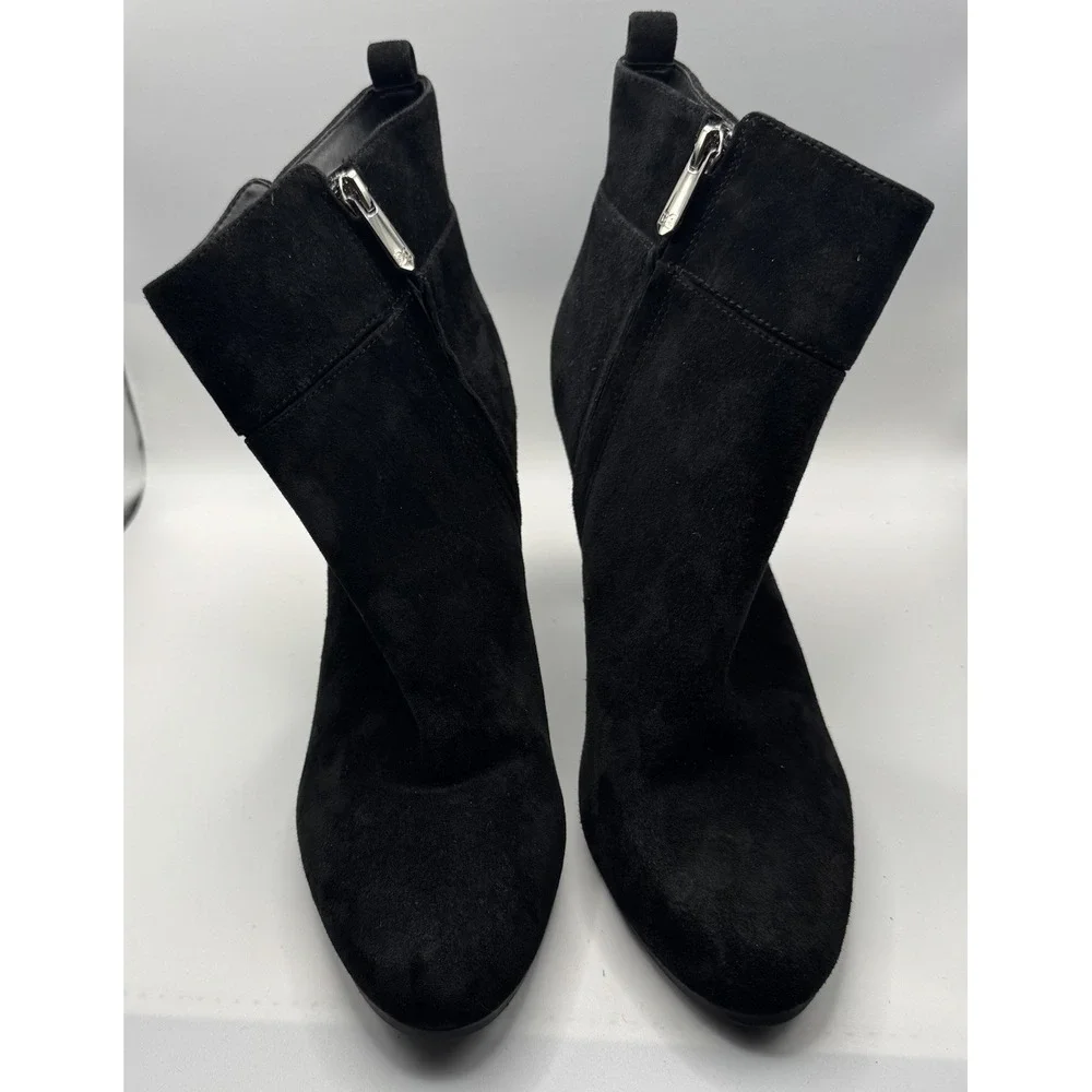 Sam Edelman Ankle Bootie's Womens Sianna Suede ‎ Black Size 10 M
